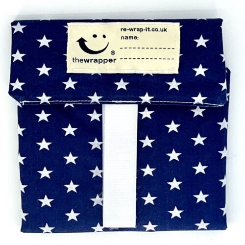 Navy Blue Stars Wrapper by Re-Wrap-It