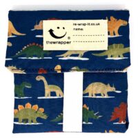 Blue Dinosaurs Wrapper by Re-Wrap-It